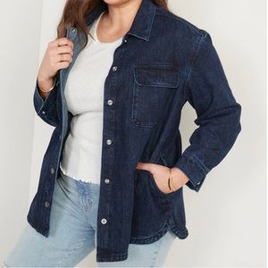 Old Navy - Dark-Wash Jean Shacket